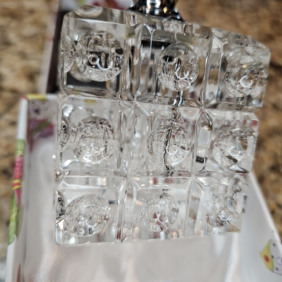 Oleg Cassini Crystal Perfume Bottle Twist Cap Stopper Parfum Refillable Reusable - Picture 12 of 16